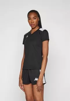 Футболка с принтом Kappa, черный