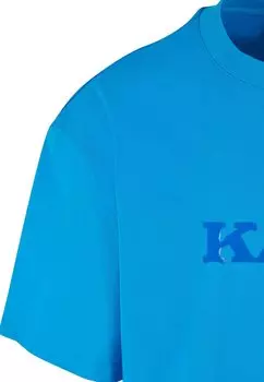 Футболка с принтом Karl Kani, цвет морской волны