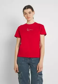 Футболка с принтом Karl Kani, красный