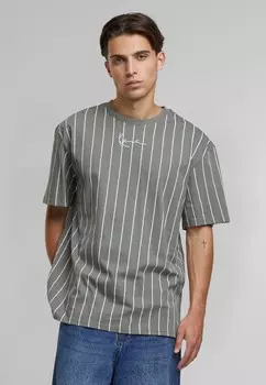 Футболка с принтом Karl Kani, серый