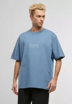 Футболка с принтом Karl Kani, синий