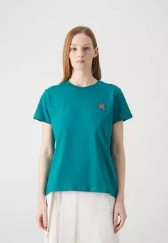 Футболка с принтом KARL LAGERFELD IKONIK GLITTER, Everglade