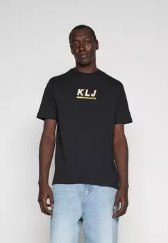 Футболка с принтом Karl Lagerfeld Jeans, черный