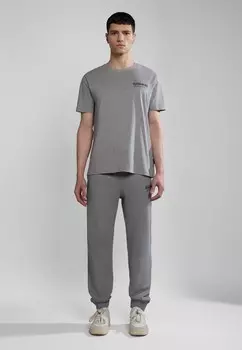 Футболка с принтом KASBA Napapijri, цвет Mottled Grey