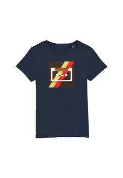 Футболка с принтом KASSETTE Watapparel, цвет navy