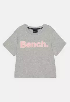 Футболка с принтом KAY Bench, цвет greymarl