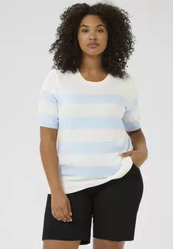 Футболка с принтом KCLIZZY Kaffe Curve, мультиколор