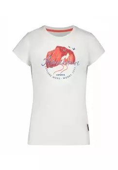 Футболка с принтом KEARNY JR Icepeak, цвет weiss