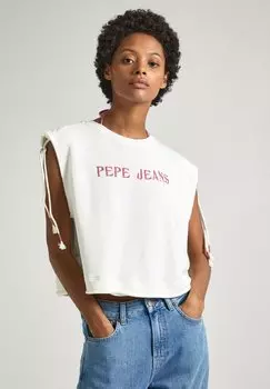 Футболка с принтом KENDALL Pepe Jeans, цвет canvas white
