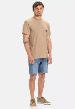 Футболка с принтом KENTIN Quiksilver, коричневый