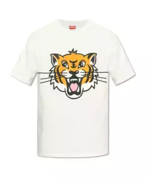 Футболка с принтом Kenzo, белый
