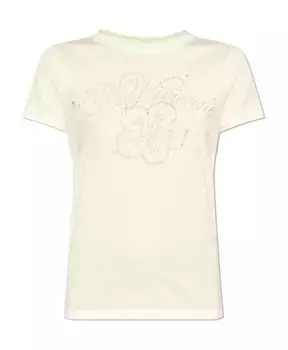 Футболка с принтом Kenzo, бежевый