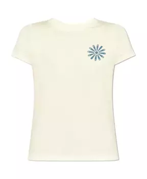 Футболка с принтом Kenzo, бежевый