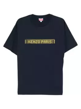 Футболка с принтом KENZO, синий