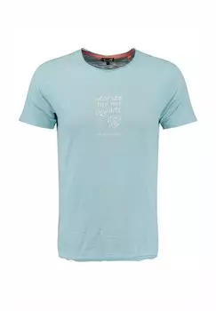 Футболка с принтом Key Largo, светло-голубой