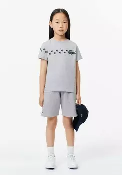 Футболка с принтом KINDER Lacoste, цвет Gris Chine