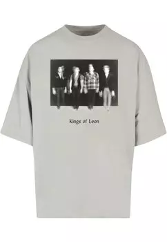 Футболка с принтом KINGS OF LEON-STANDING BLUR HUGE Merchcode, цвет lightasphalt