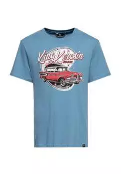 Футболка с принтом классического автомобиля - artwork edsel King Kerosin, синий