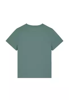 Футболка с принтом KLEINER ASTRONAUT MIT LUFTBALLON watapparel, темно-зеленый