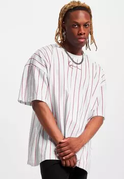 Футболка с принтом KM232-033-2 KK SMALL SIGNATURE BOXY HEAVY Karl Kani, белый красный