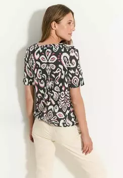 Футболка с принтом KNOTEN Cecil, черный