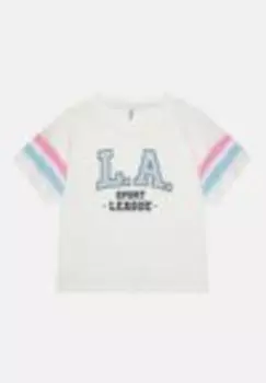 Футболка с принтом KOGVERA LIFE Kids Only, белый