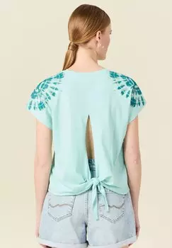 Футболка с принтом kologisch Verantwortliches BONOBO Jeans, пастельно-зеленый