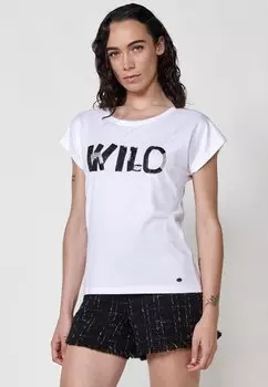 Футболка с принтом Koroshi, белый