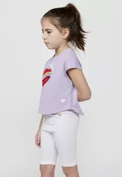 Футболка с принтом Koroshi, фиолетово-сиреневый