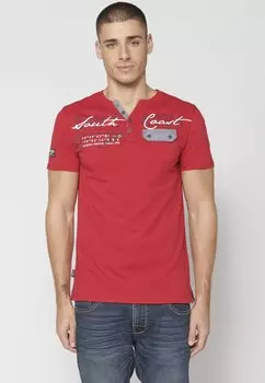 Футболка с принтом Koroshi, красный