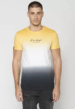 Футболка с принтом Koroshi, желтый
