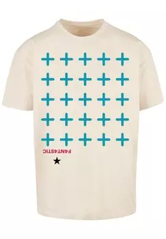 Футболка с принтом KREUZE BLAU F4NT4STIC, песочный