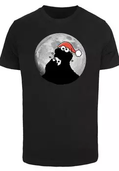 Футболка с принтом KRMELMONSTER WEIHNACHTEN F4NT4STIC, черный