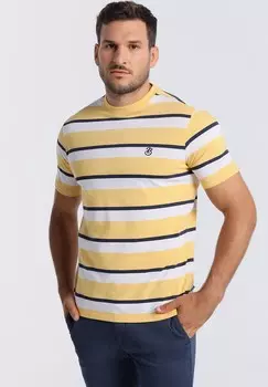 Футболка с принтом KURZARM BENDORFF, желтый