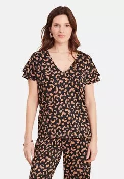 Футболка с принтом KURZARM Breal, черный