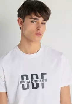 Футболка с принтом KURZARM LOGO BENDORFF, белый