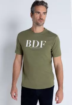 Футболка с принтом KURZARM MIT GRAFIK BDF BENDORFF, зеленый