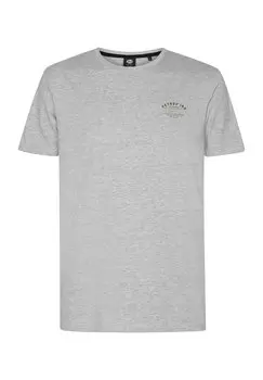 Футболка с принтом KURZARM Petrol Industries, серый