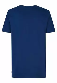 Футболка с принтом KURZARM Petrol Industries, темно-синий