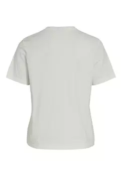 Футболка с принтом KURZARM REGULAR FIT VILA, абрикос