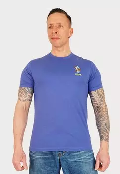 Футболка с принтом KURZARM REITER U.S. Polo Assn., синий