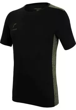 Футболка с принтом KURZARM Reusch, цвет black/desert green