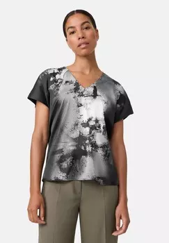 Футболка с принтом KURZARM RUNDHALS Taifun, мультиколор