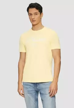 Футболка с принтом KURZARM s.Oliver, желтый