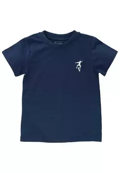 Футболка с принтом KURZARM SKATER Baby Sweets, цвет navy