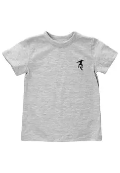 Футболка с принтом KURZARM SKATER Baby Sweets, цвет grau