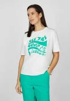 Футболка с принтом KURZARM-TRUDI Lovely Sisters, цвет wei