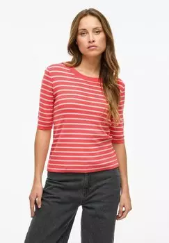 Футболка с принтом KURZARM VILA, оранжевый