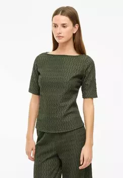 Футболка с принтом KURZEN RME -OOT-AUSSCHNITT VILA, зеленый