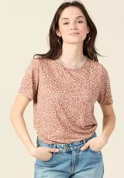 Футболка с принтом Kurzen rmeln BONOBO Jeans, rouge clair